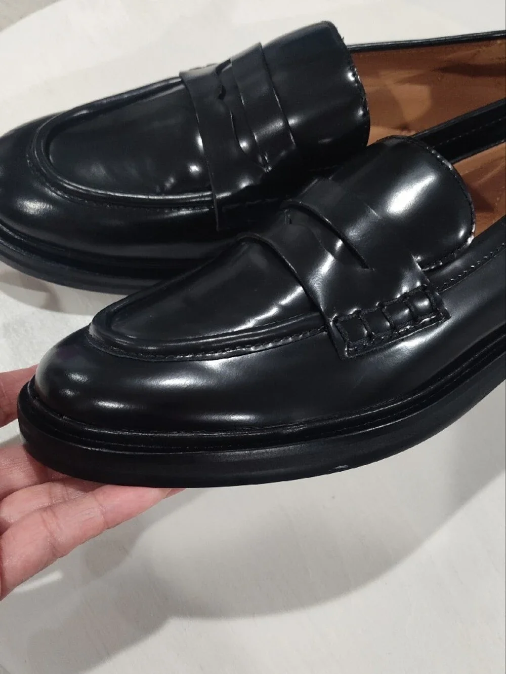Madewell Vernon Loafer In Classic Black Size 10